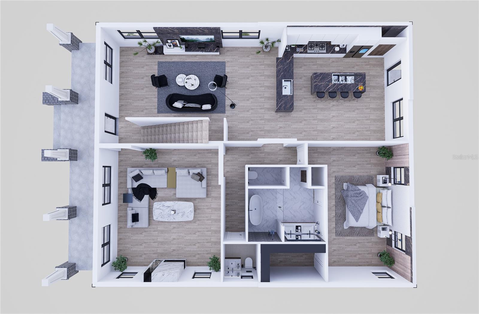 Downstairs Floorplan