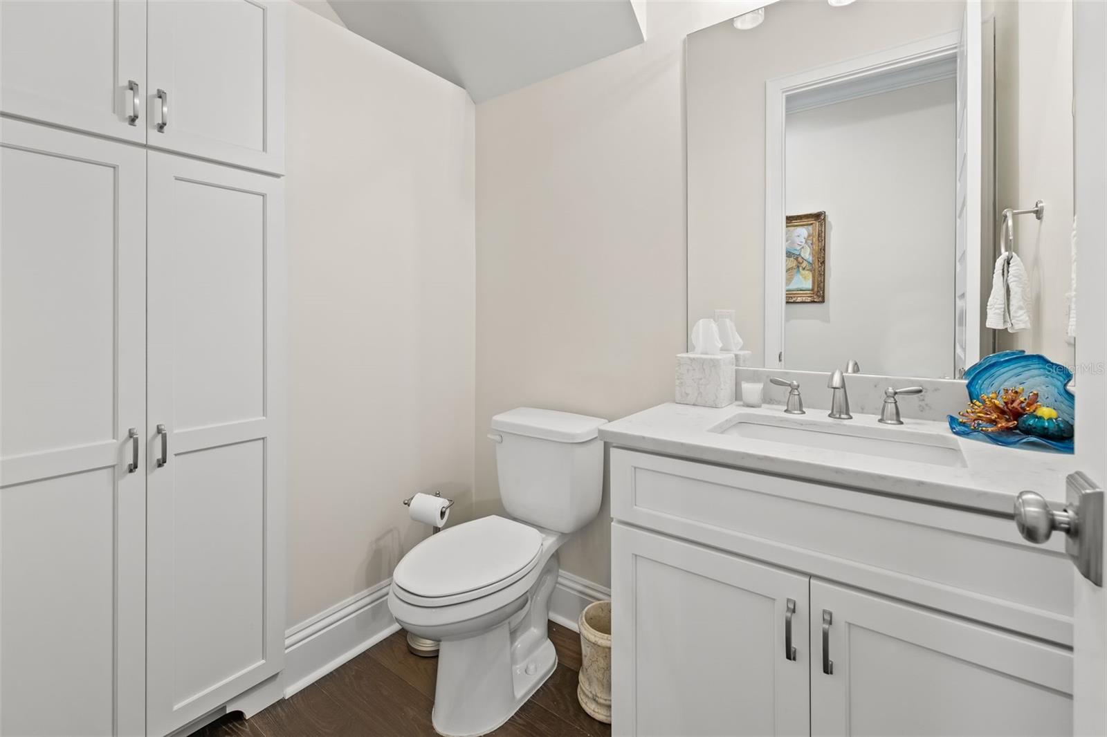 DOWNSTAIRS HALF BATH/POWDER ROOM