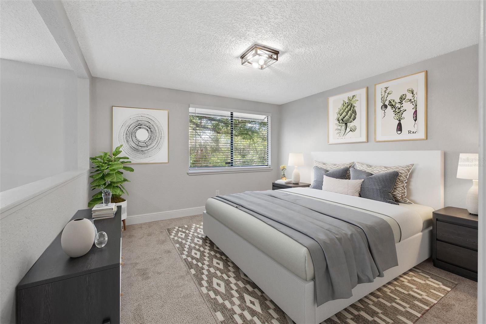 Virtually Staged Bedroom 1