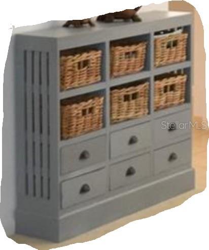 This piece of furniture does not convey with the sale.