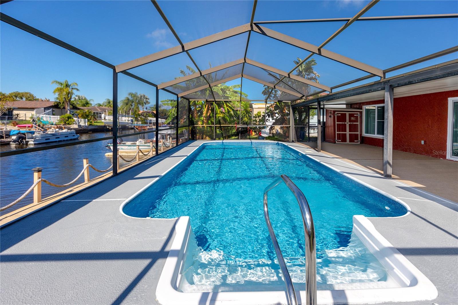 Pool Deck -9817 San Sierra Way, Port Richey, FL 34668