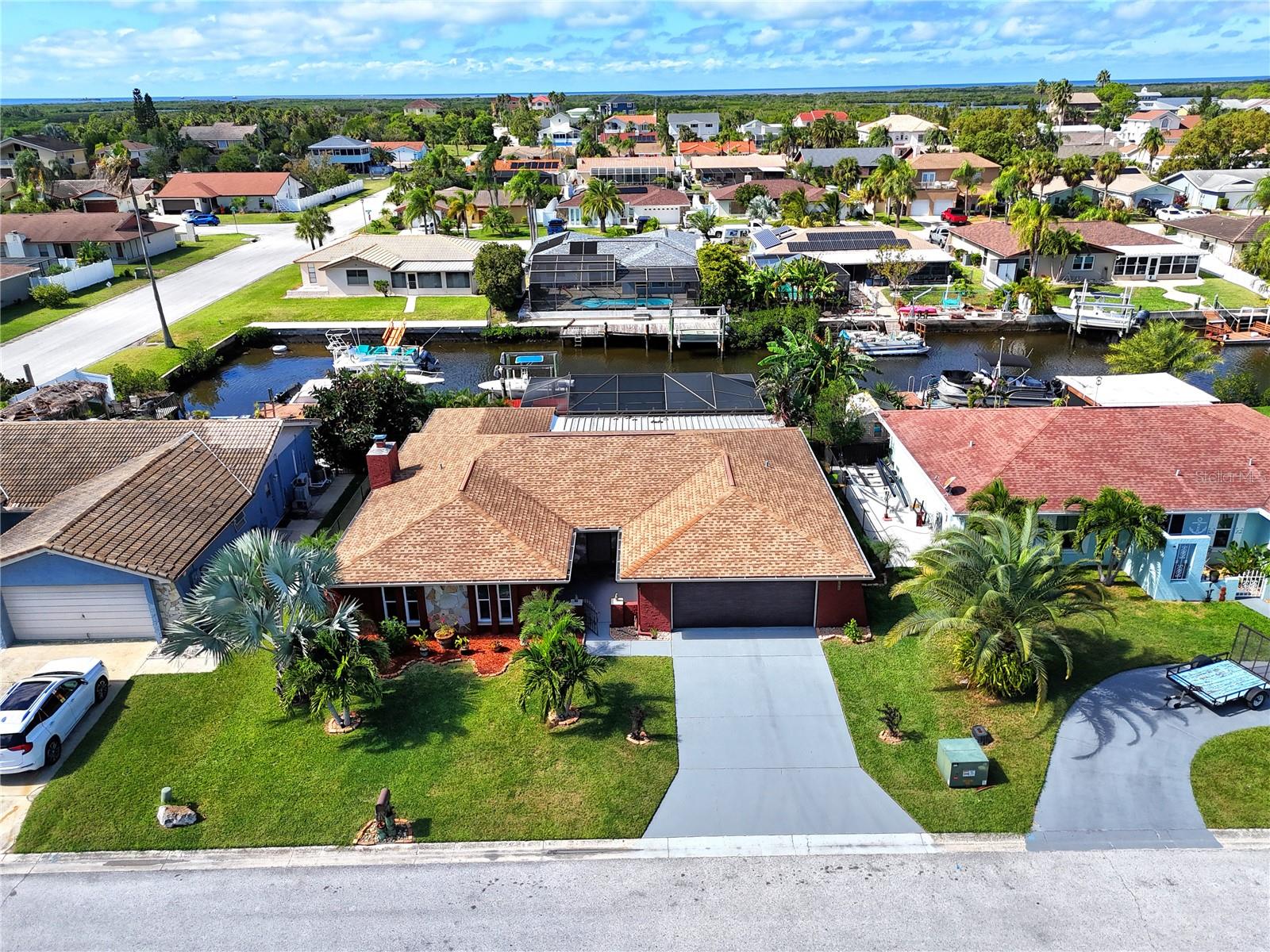 Aerial -9817 San Sierra Way, Port Richey, FL 34668