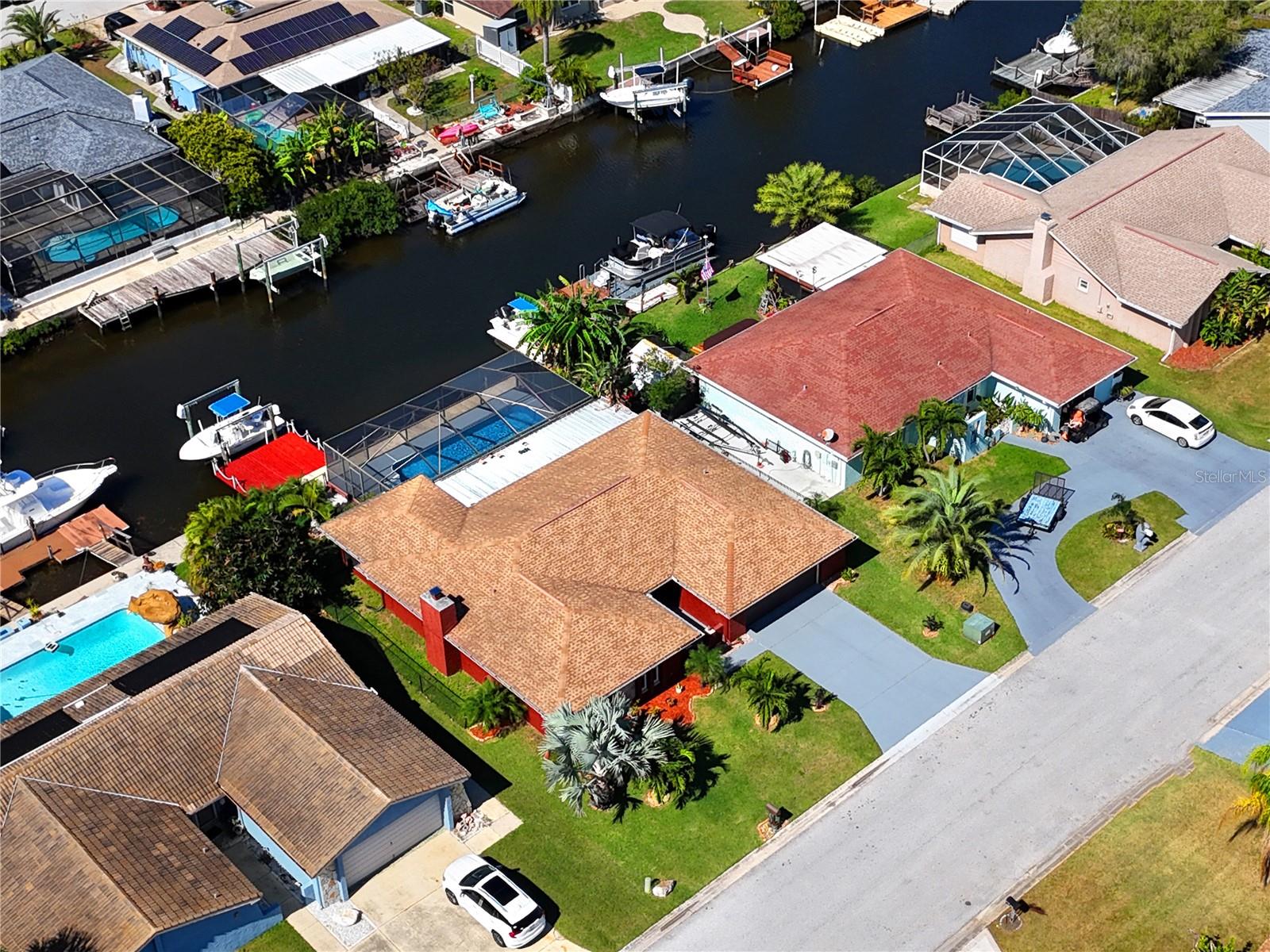 Aerial -9817 San Sierra Way, Port Richey, FL 34668