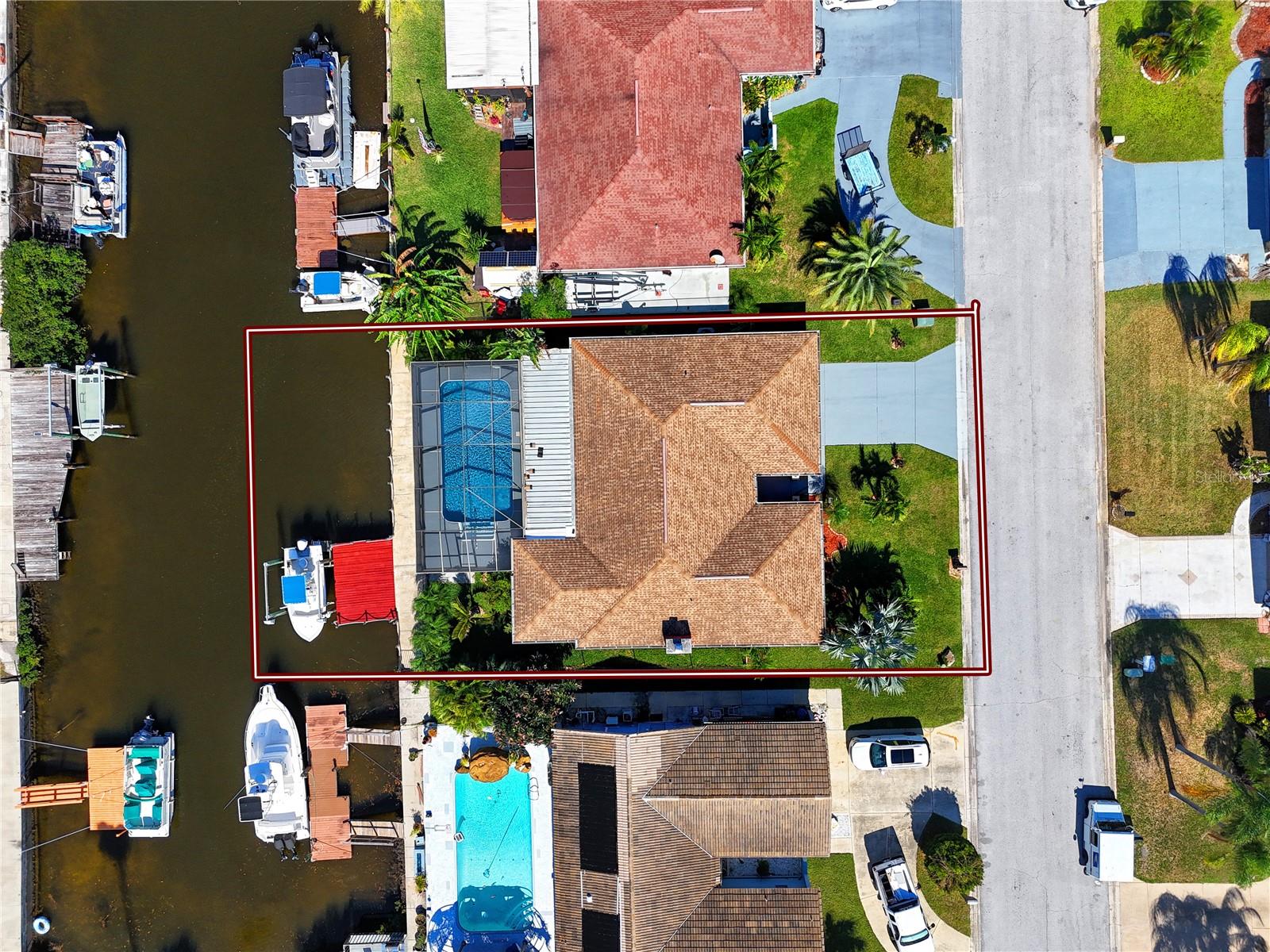 Aerial -9817 San Sierra Way, Port Richey, FL 34668