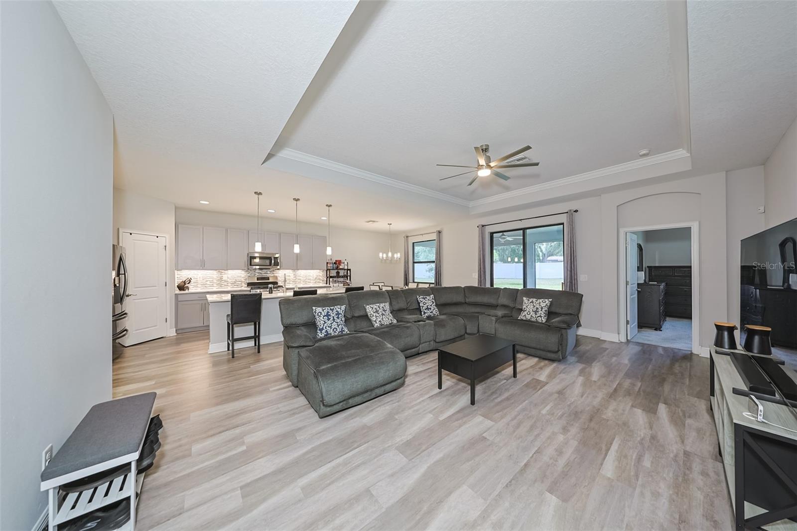 View of the first floor living area