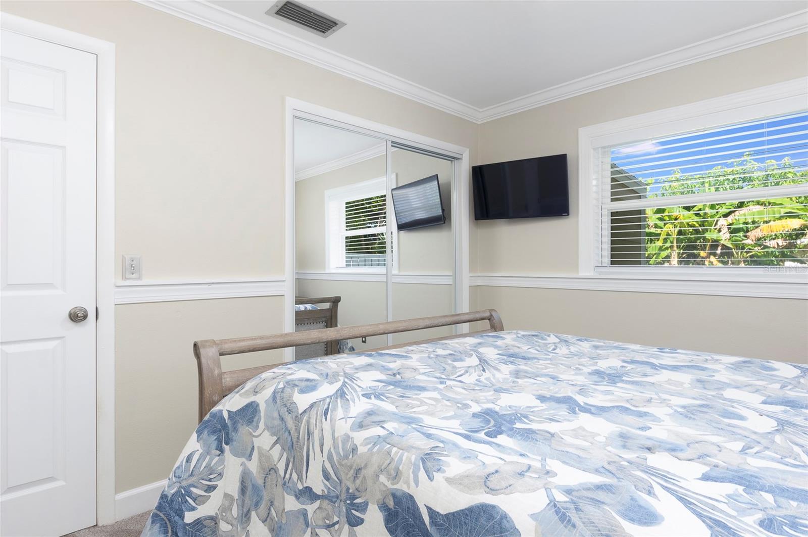 The 2nd bedroom and closet.