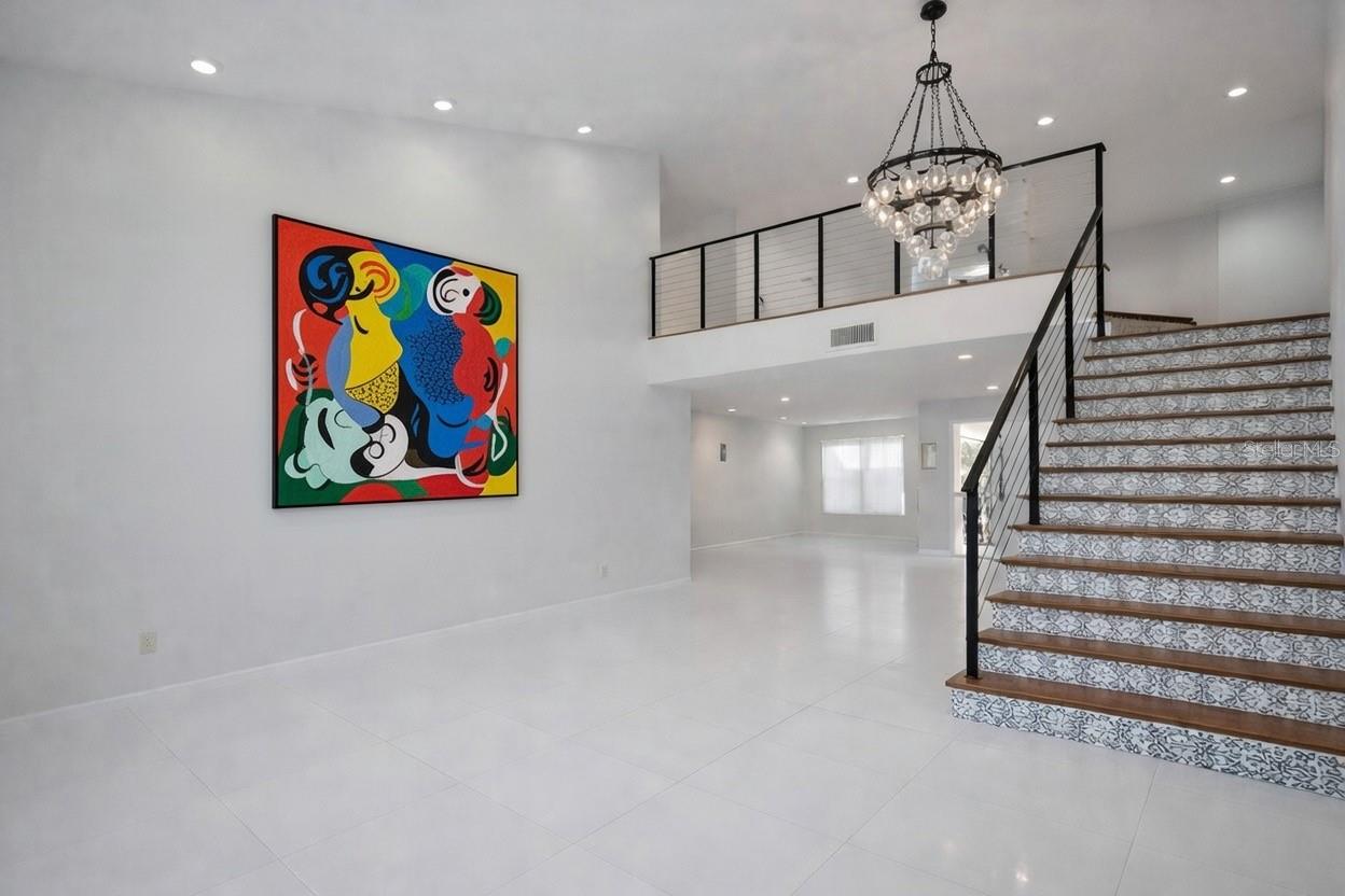 AI generated updated living room.