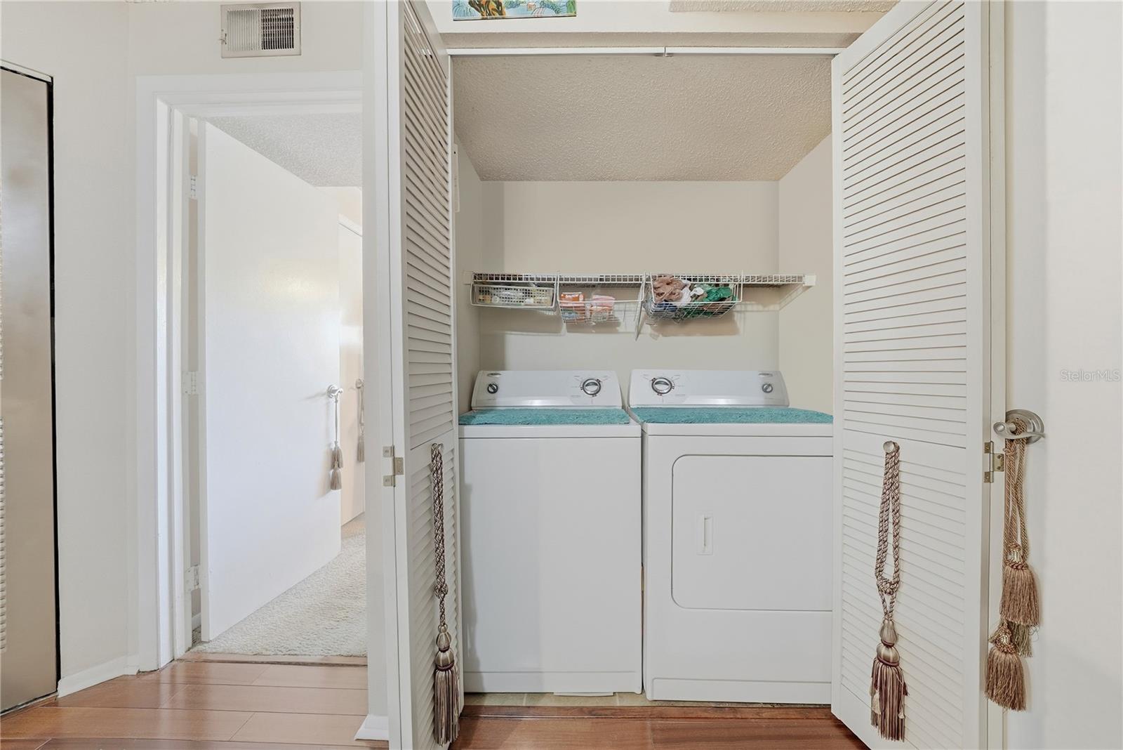 Laundry inside of unit