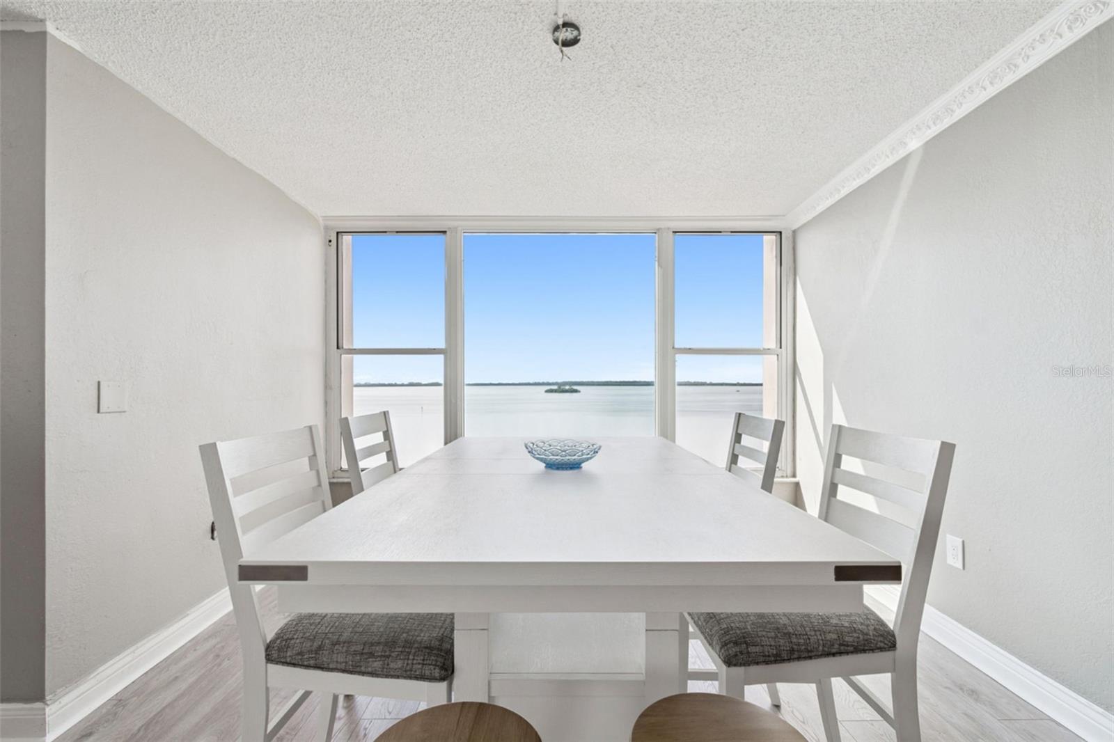 Dining area with a view