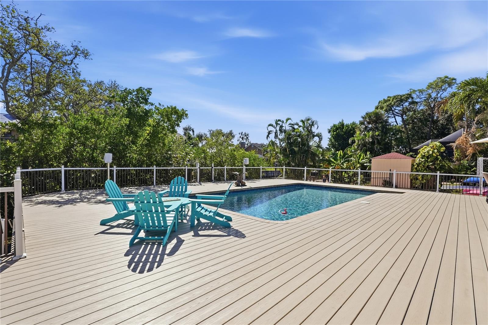 Large Pool Deck for entertaining
