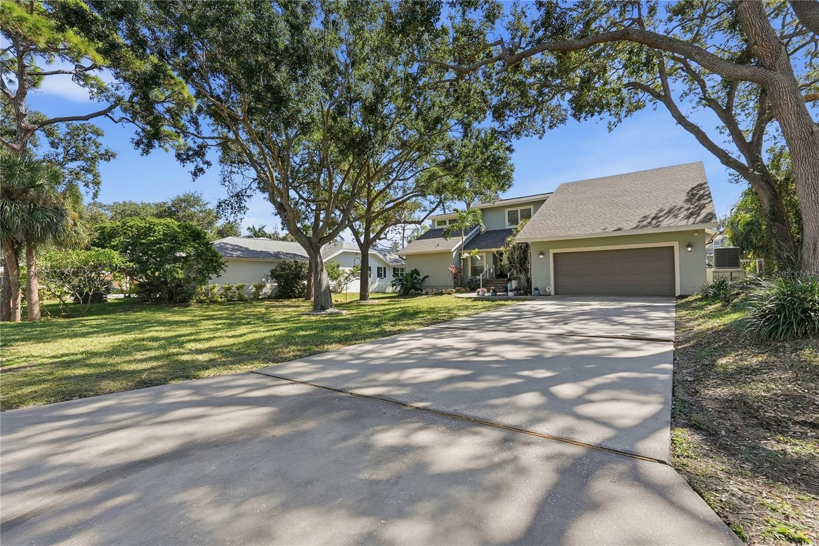 Generous Driveway with 2 Car Garage