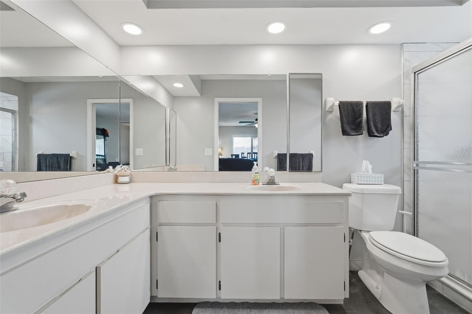 Primary attached bath