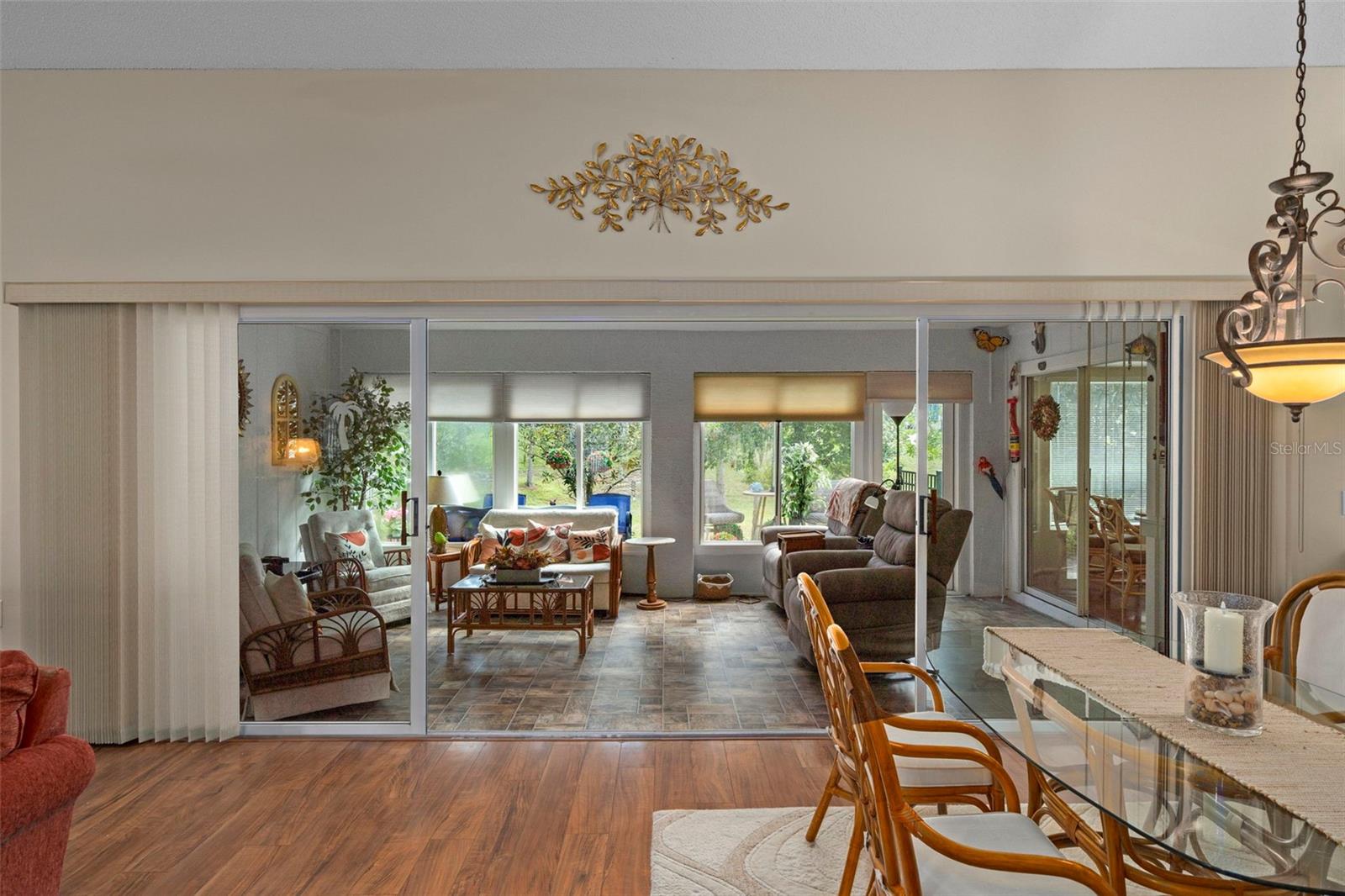Dining Area/Looking Out to Florida Room