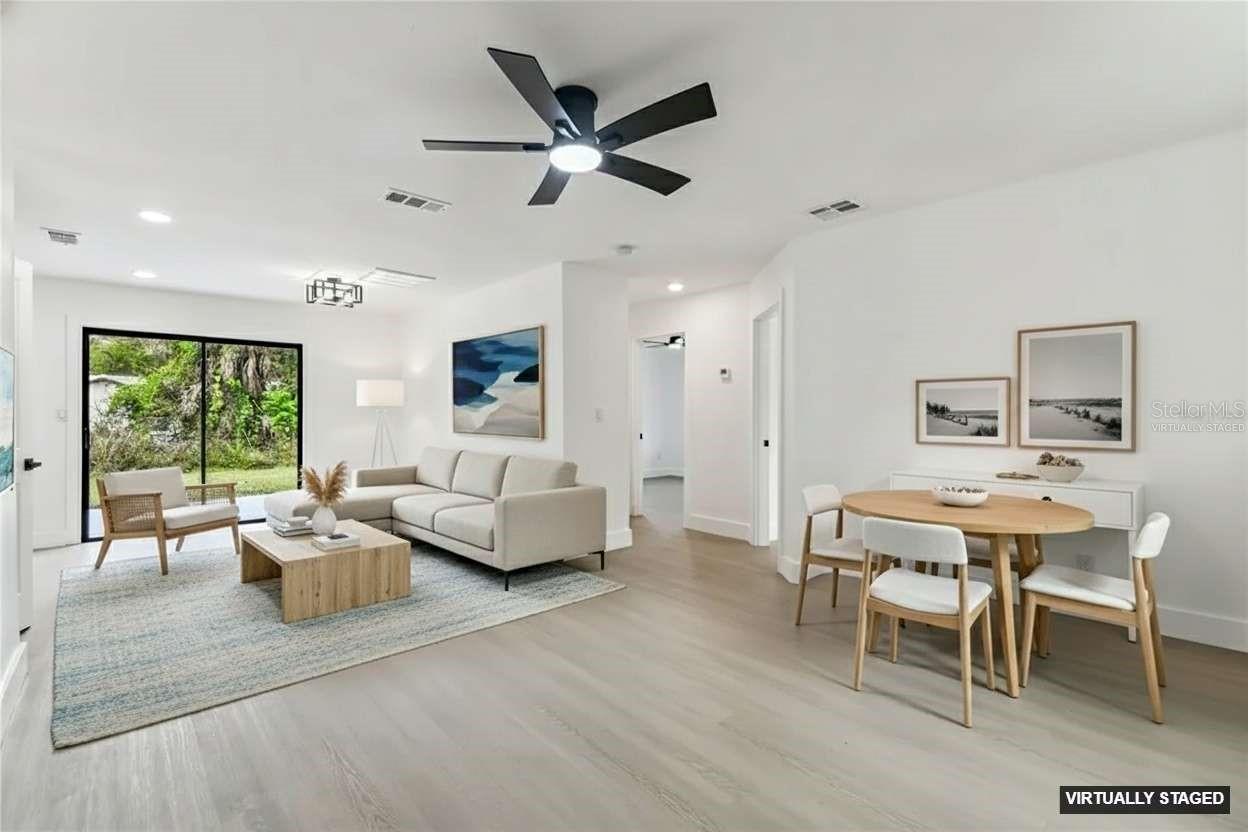Virtually Staged. Living / Dining