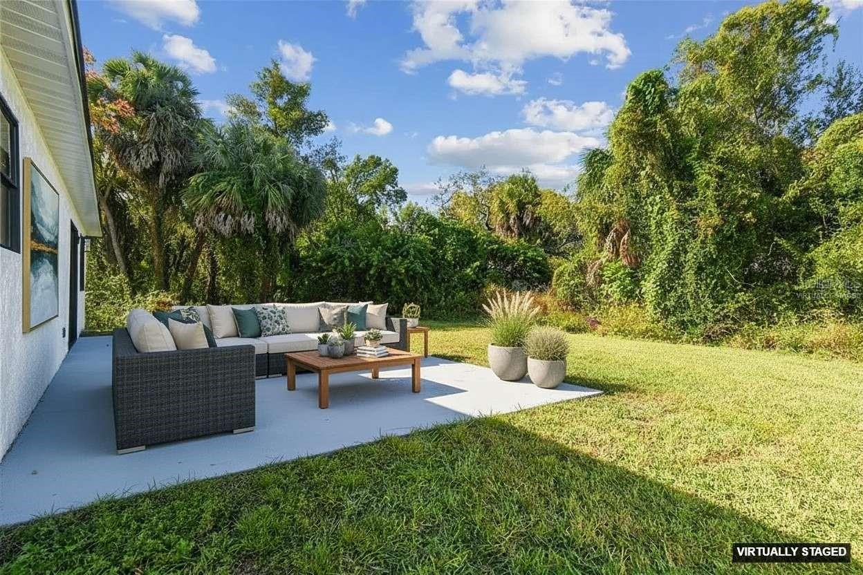 Virtually Staged. Back Yard