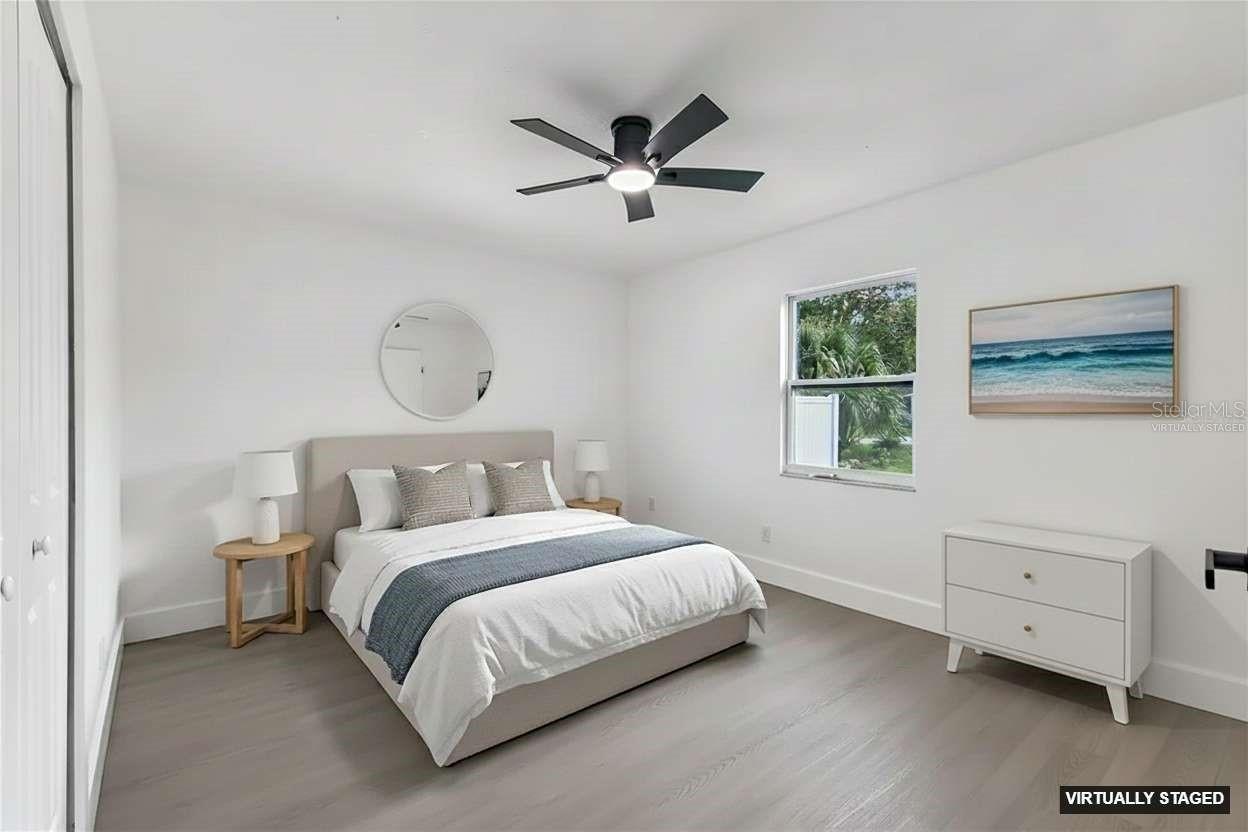 Virtually Staged. Bedroom 1
