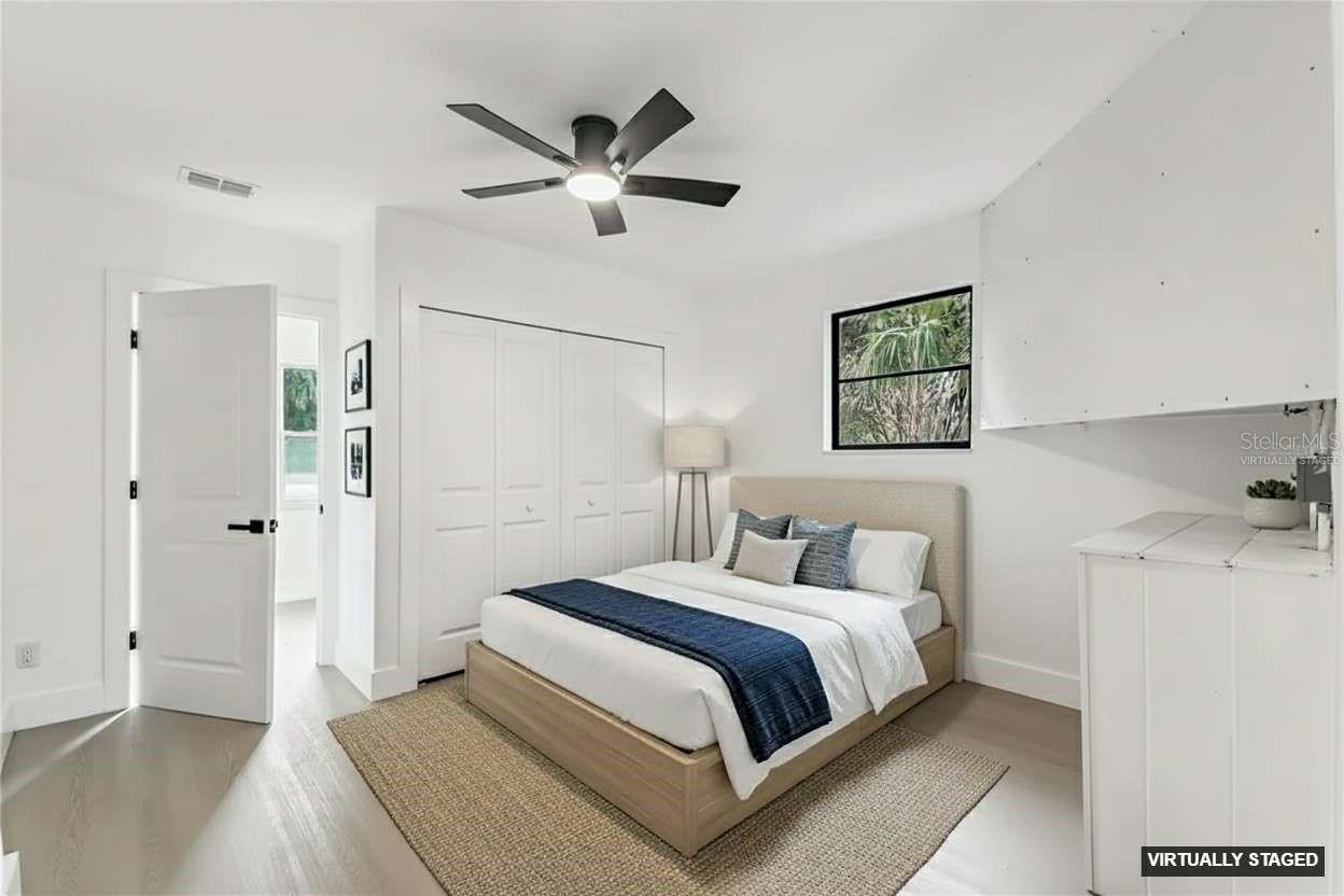 Virtually Staged. Bedroom 3