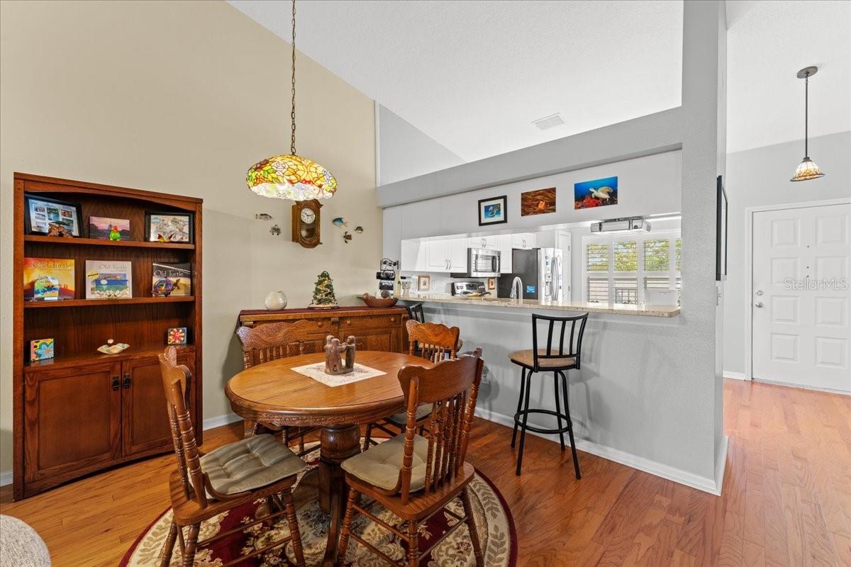 Dining area in teh Great Room
