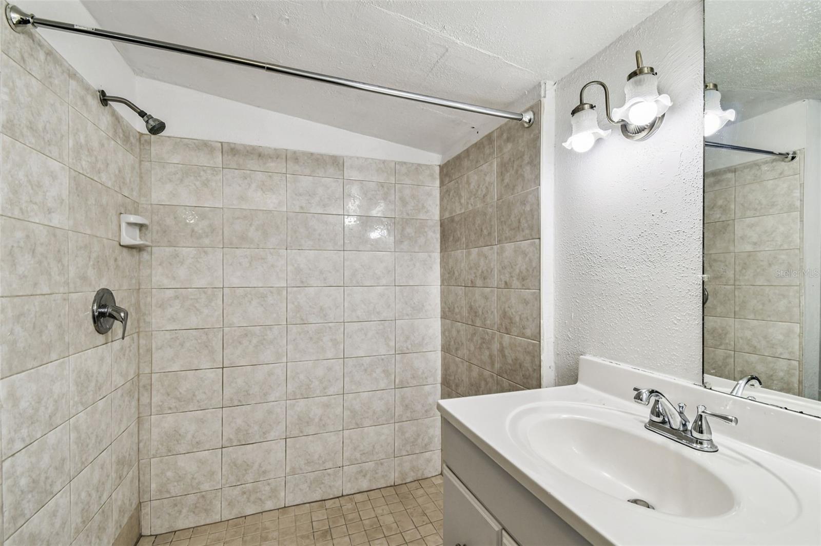 Primary bathroom (shower)