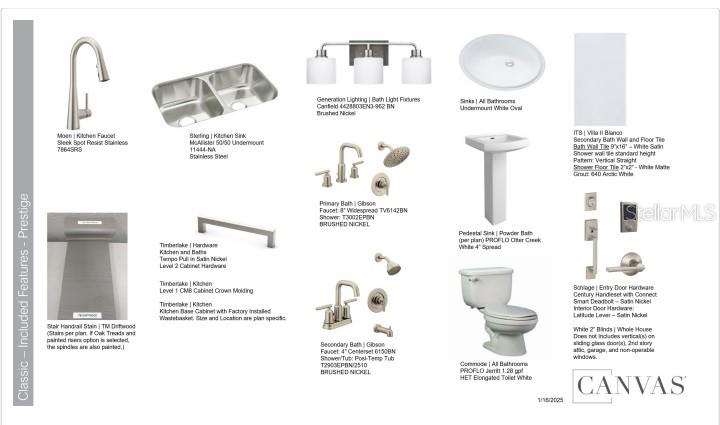 Design Selections.  Home is under construction and selections are subject to change.