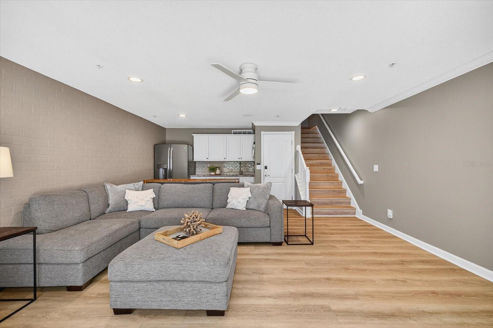 1st level (up from garage) Living room