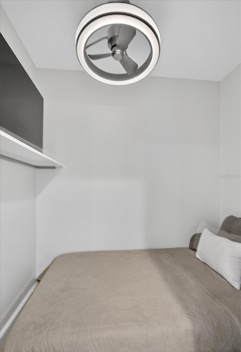 Hidden getaway.  Can be converted back to a closet