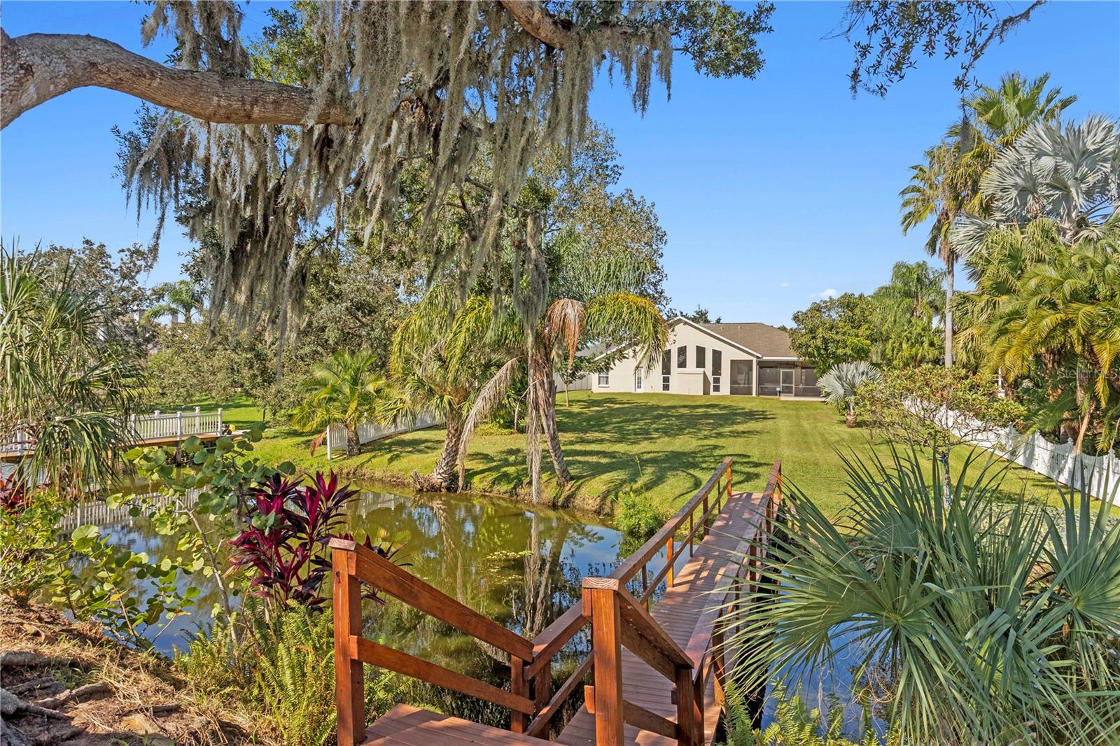 Private dock access makes lake living easy.
