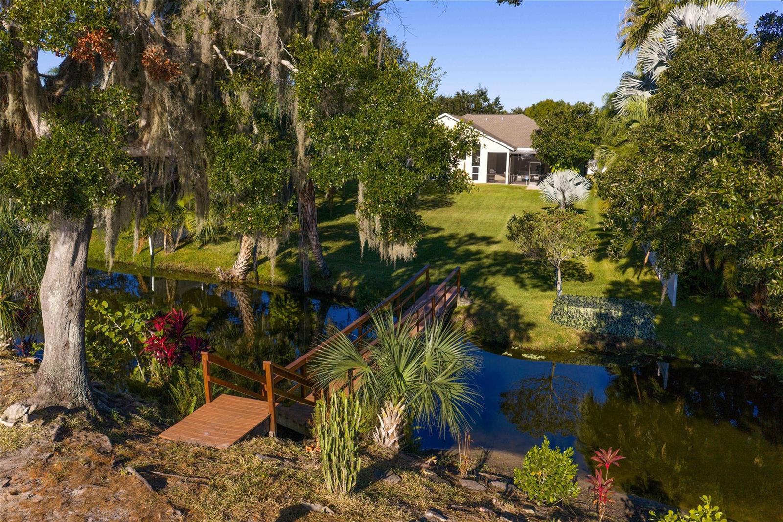 Soaring above for the ultimate perspective of your retreat.