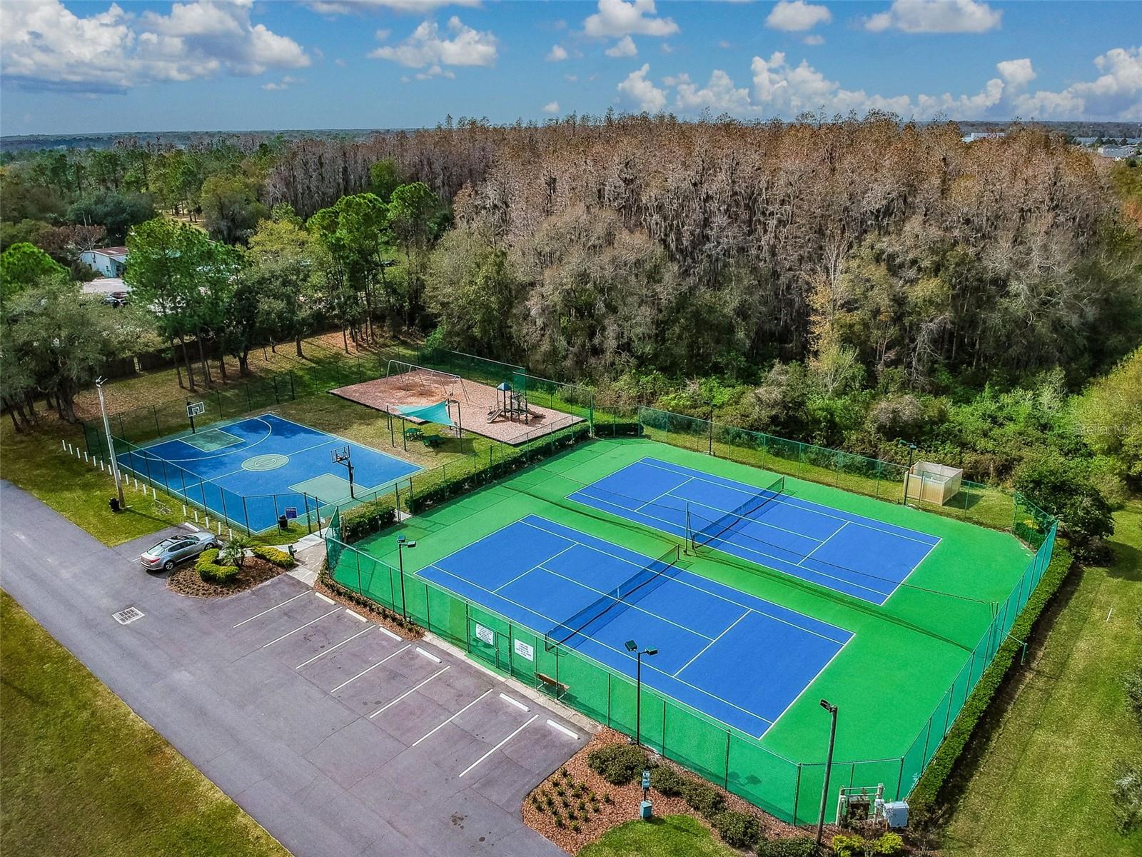Courts and Playground