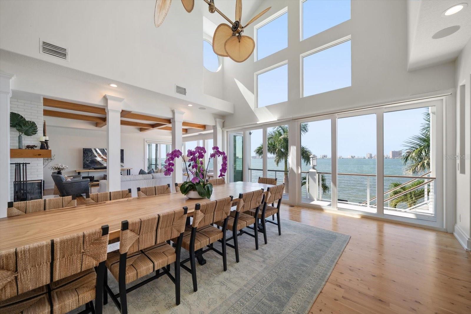 Incredible views of the water