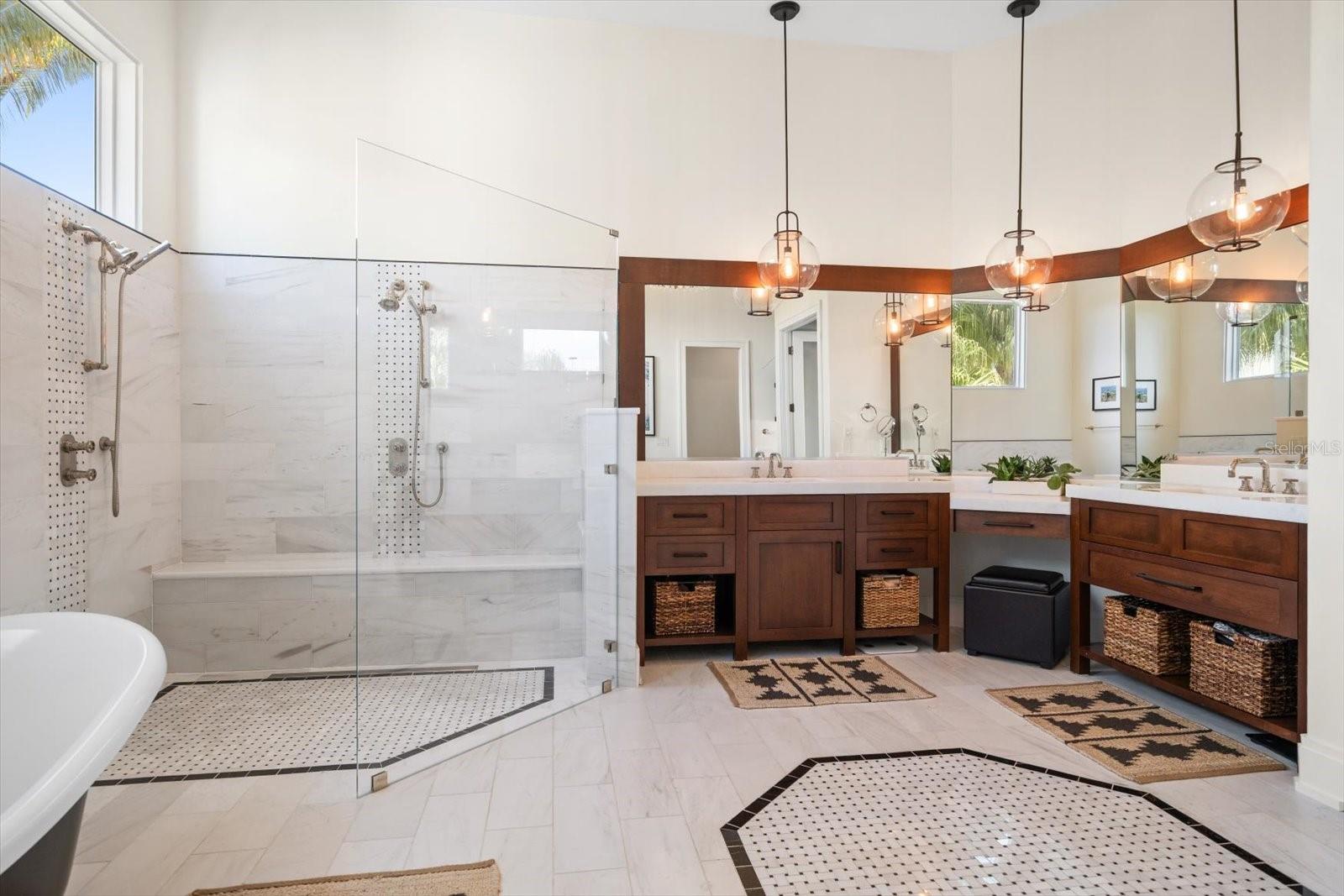 Spa like master bathroom