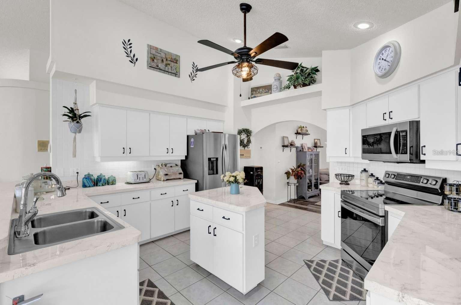 View of Kitchen from Eat in Breakfast area
