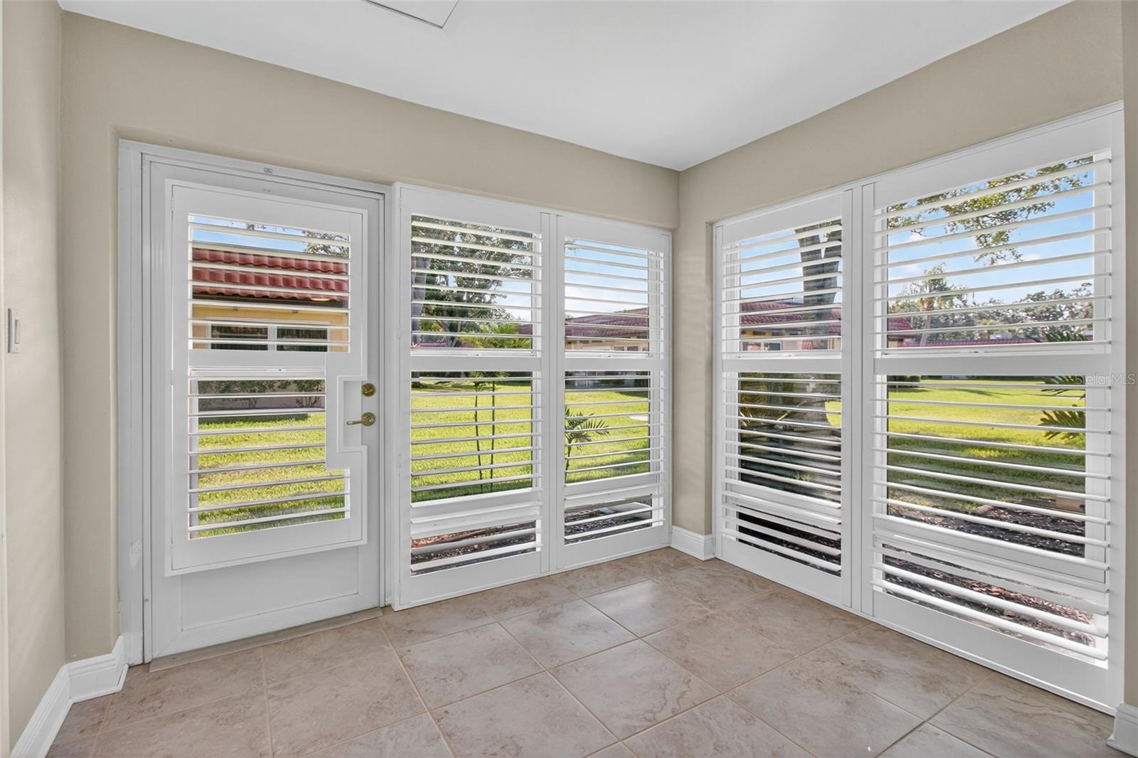 Florida Room / Plantation Shutters