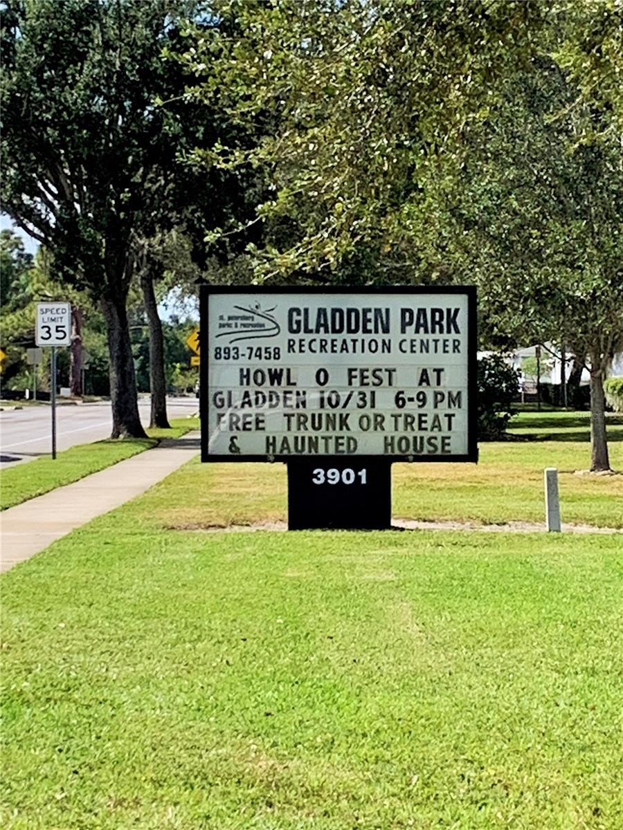 Park at end of the street One block away!