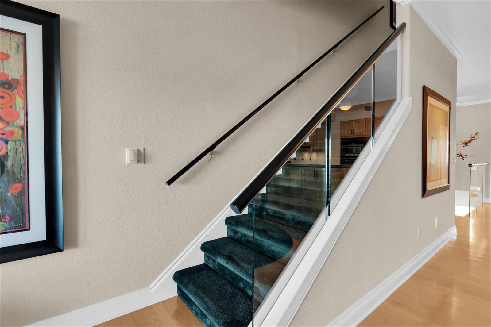 Staircase to 3rd level bedrooms