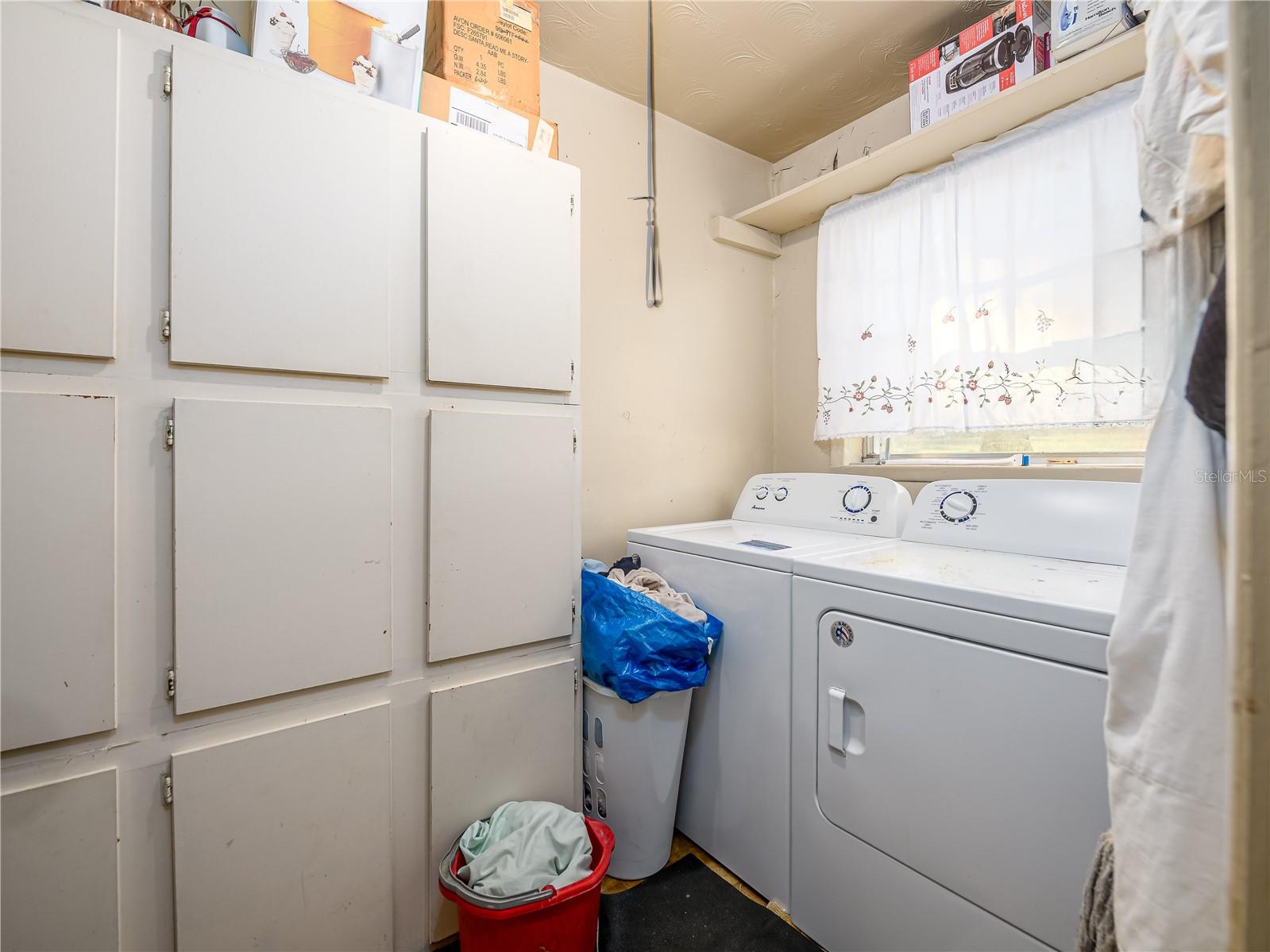 Inside Laundry space