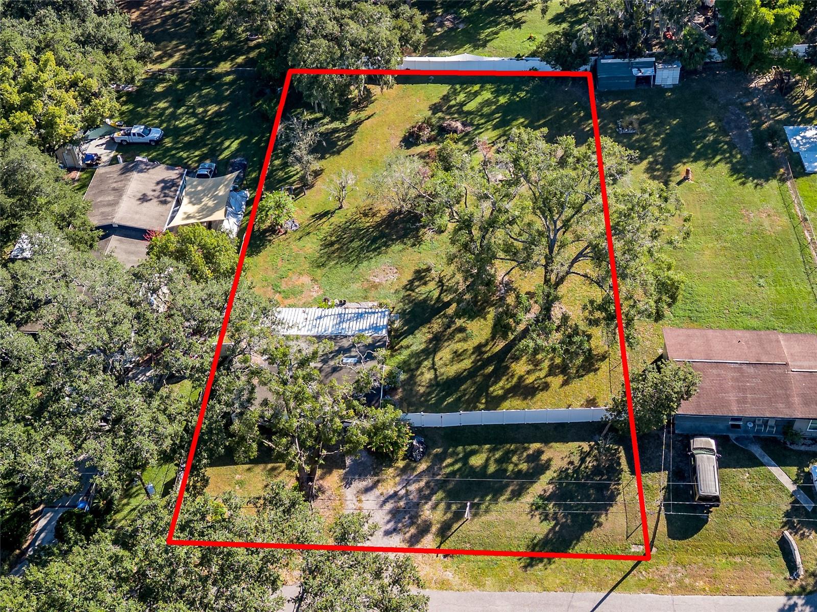 .55 acre completely fenced