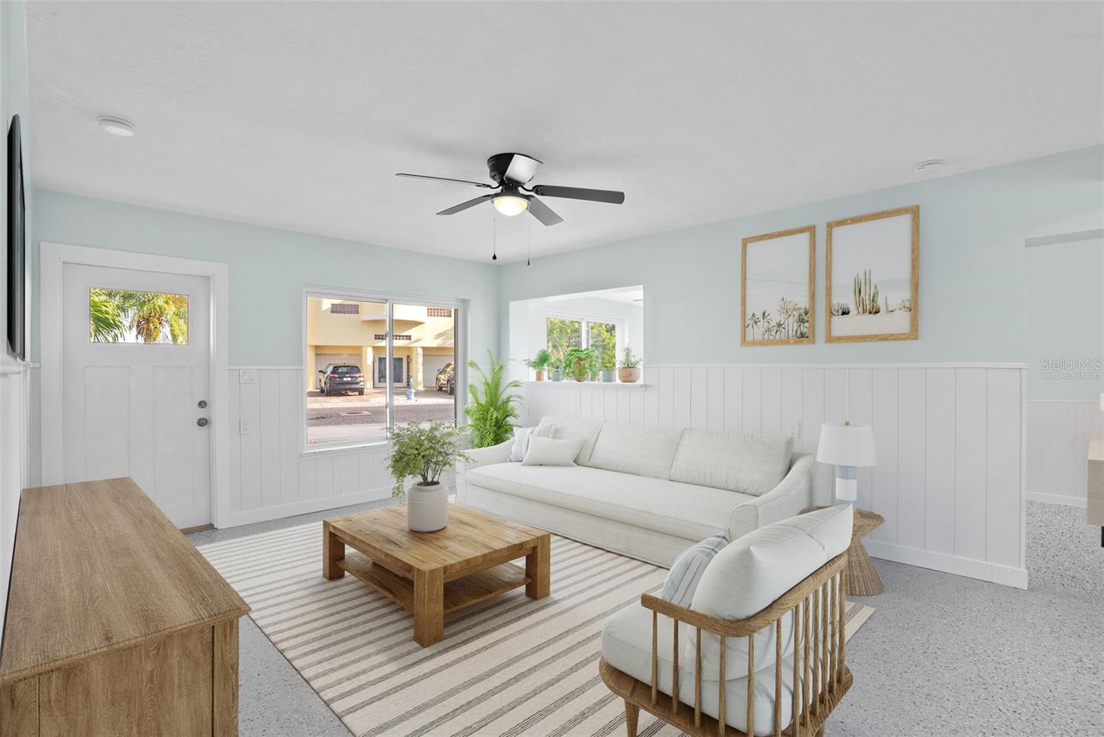 Virtually Staged Living Room