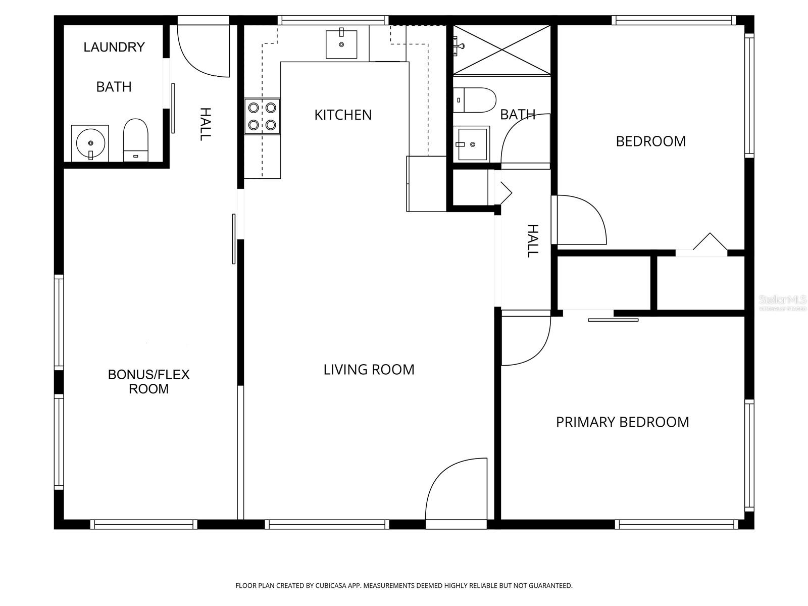 Virtually Staged Floor Plan