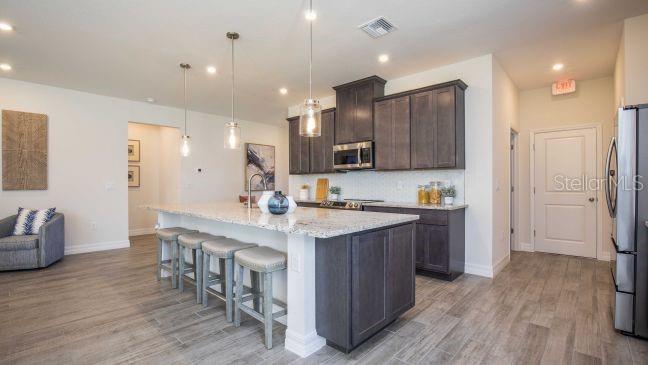 Model home - actual features may vary.