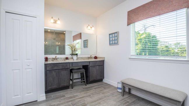 Model home - actual features may vary.