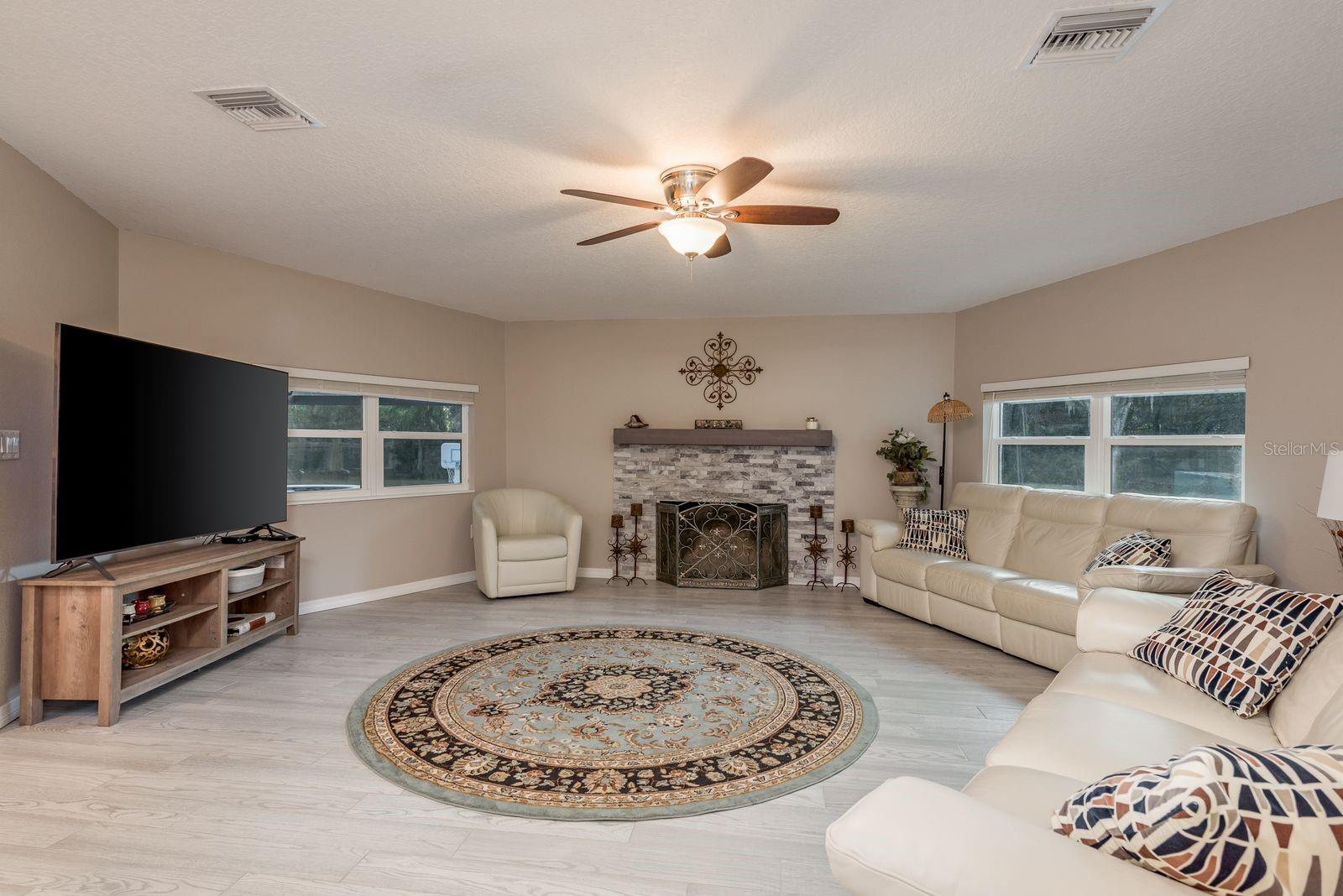 A must see, such a cozy family room