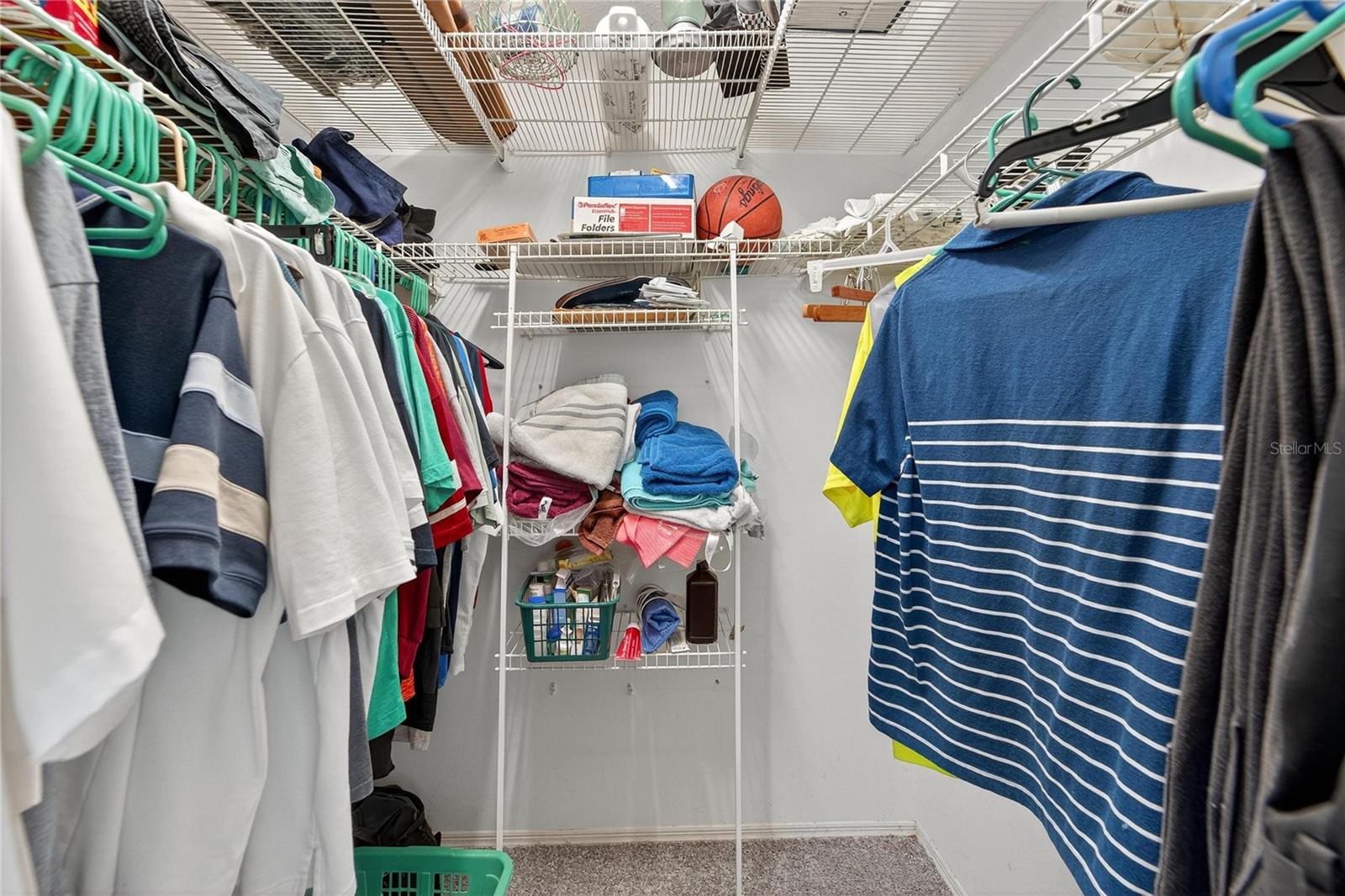 Master closet at 204 Sugar Creek Dr, Plant City