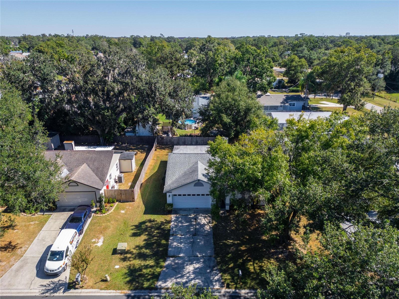 Aerial at 204 Sugar Creek Dr, Plant City