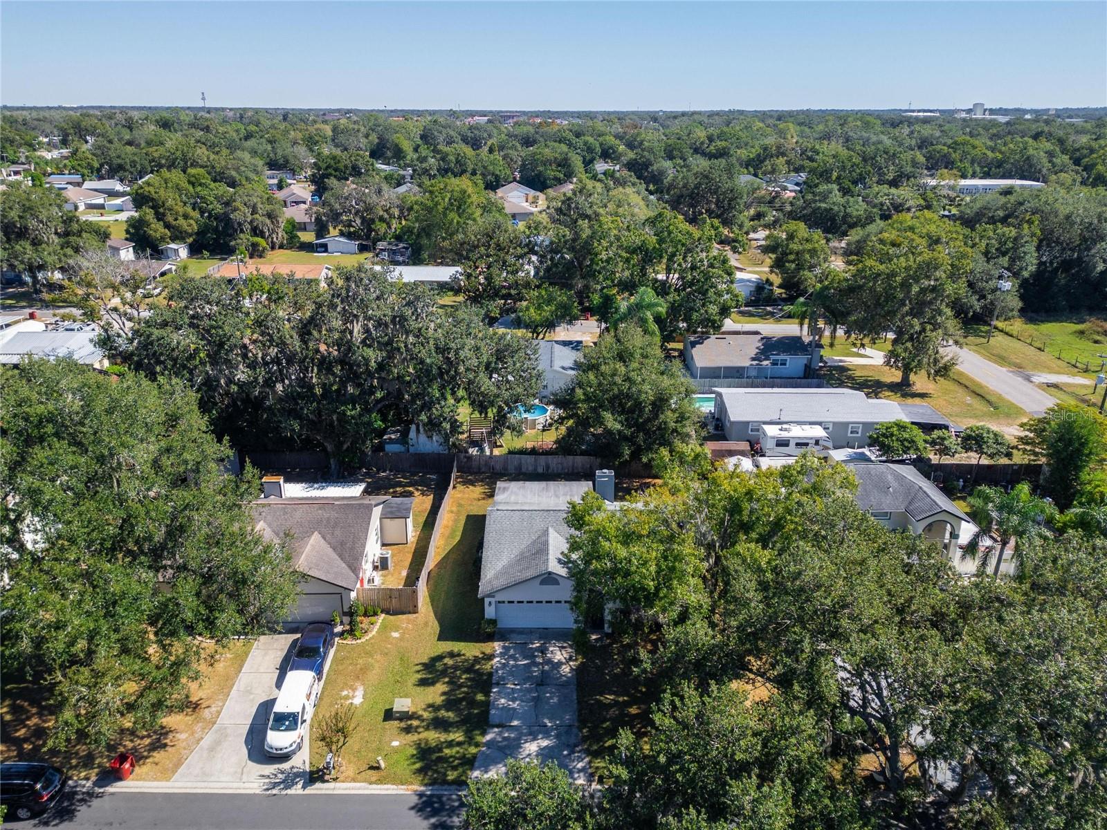 Aerial at 204 Sugar Creek Dr, Plant City