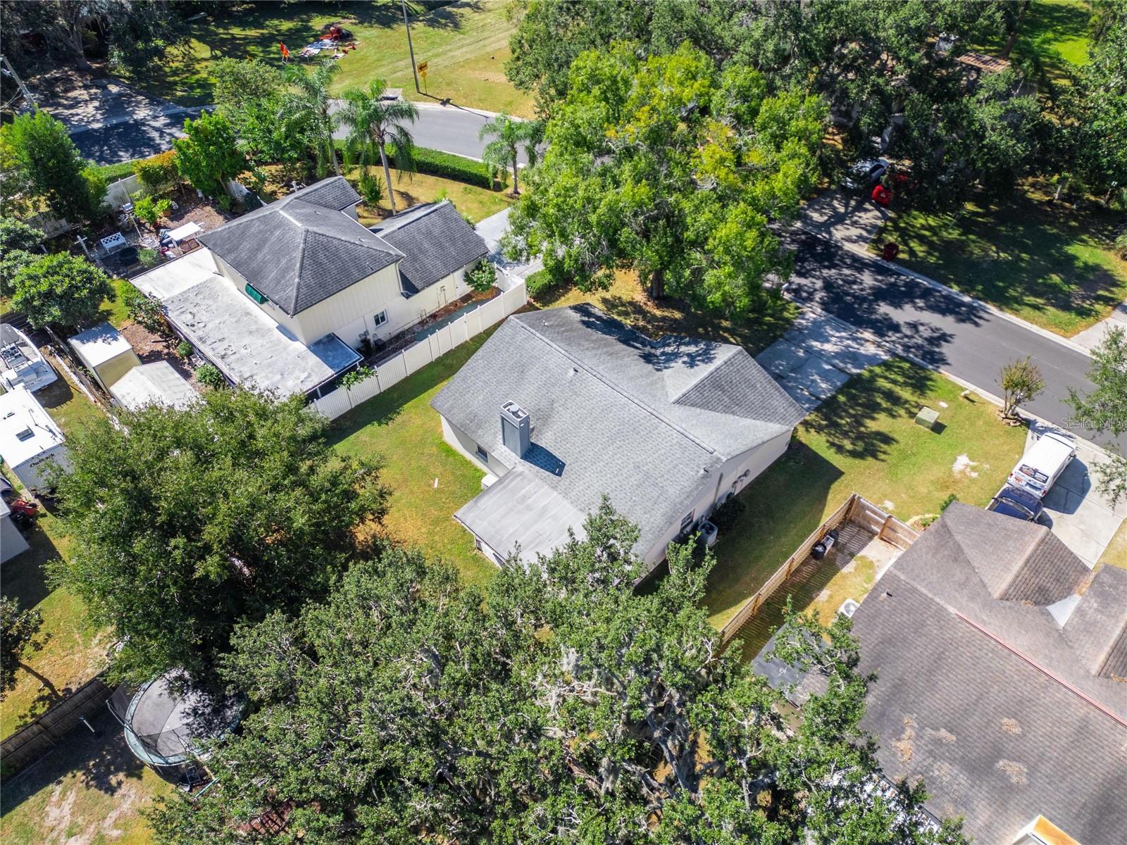 Aerial at 204 Sugar Creek Dr, Plant City