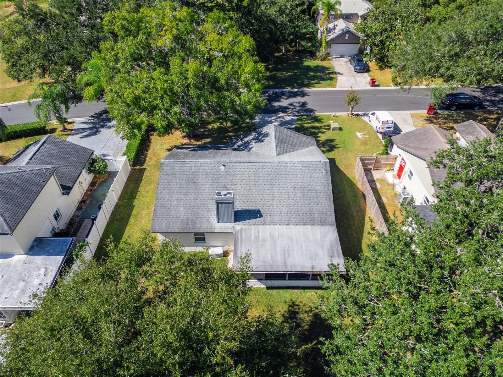 Aerial at 204 Sugar Creek Dr, Plant City