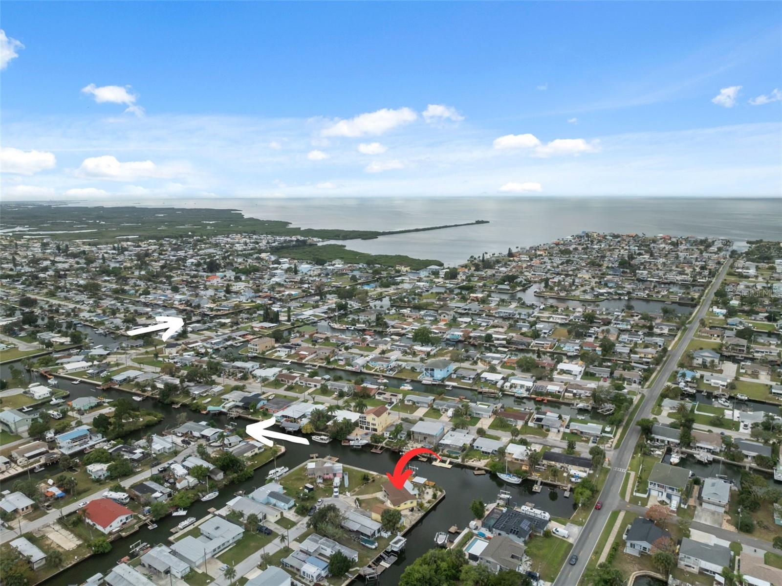 quick access to the Gulf