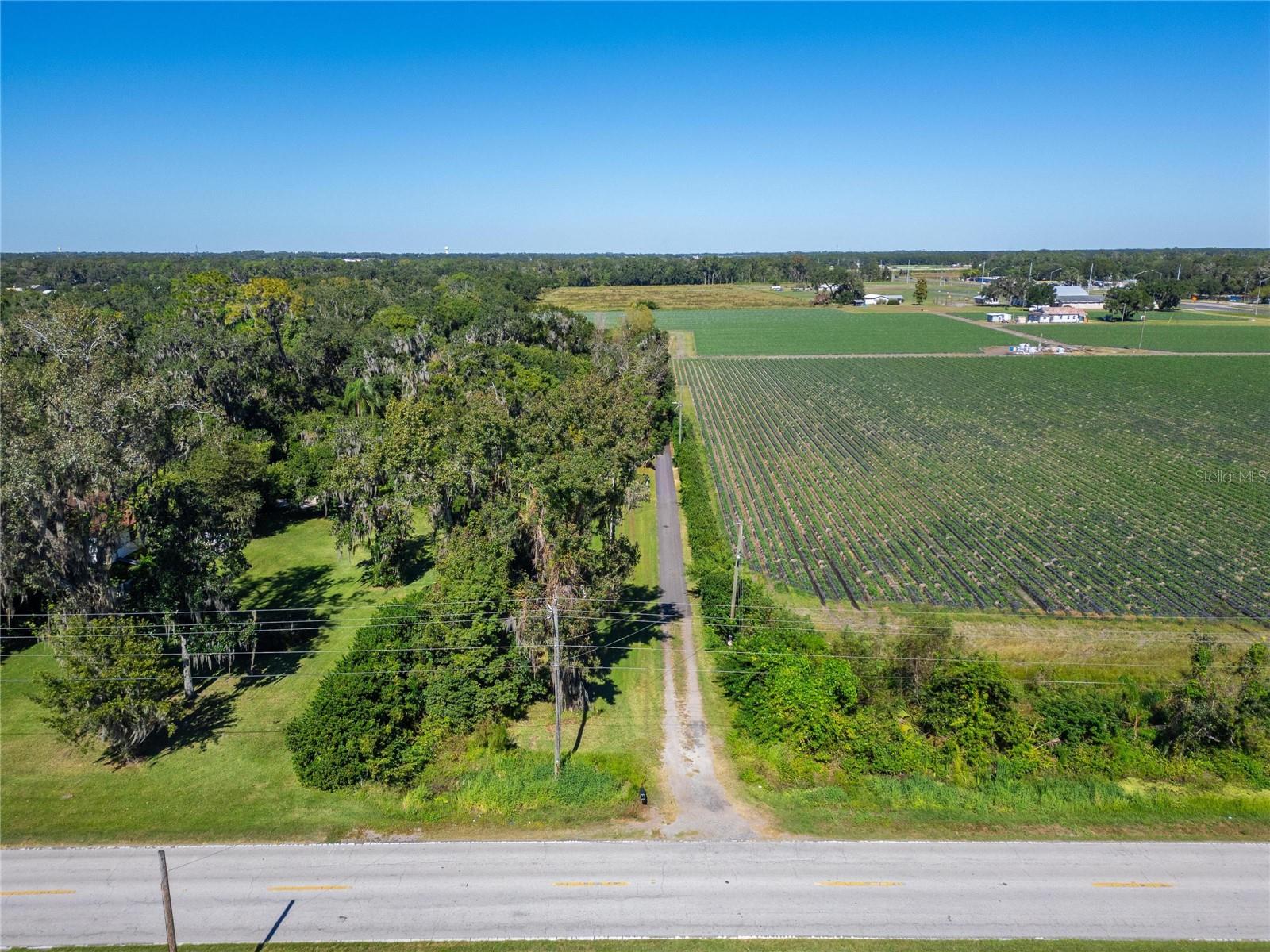 Aerial at 332 Holloway Rd, Plant City