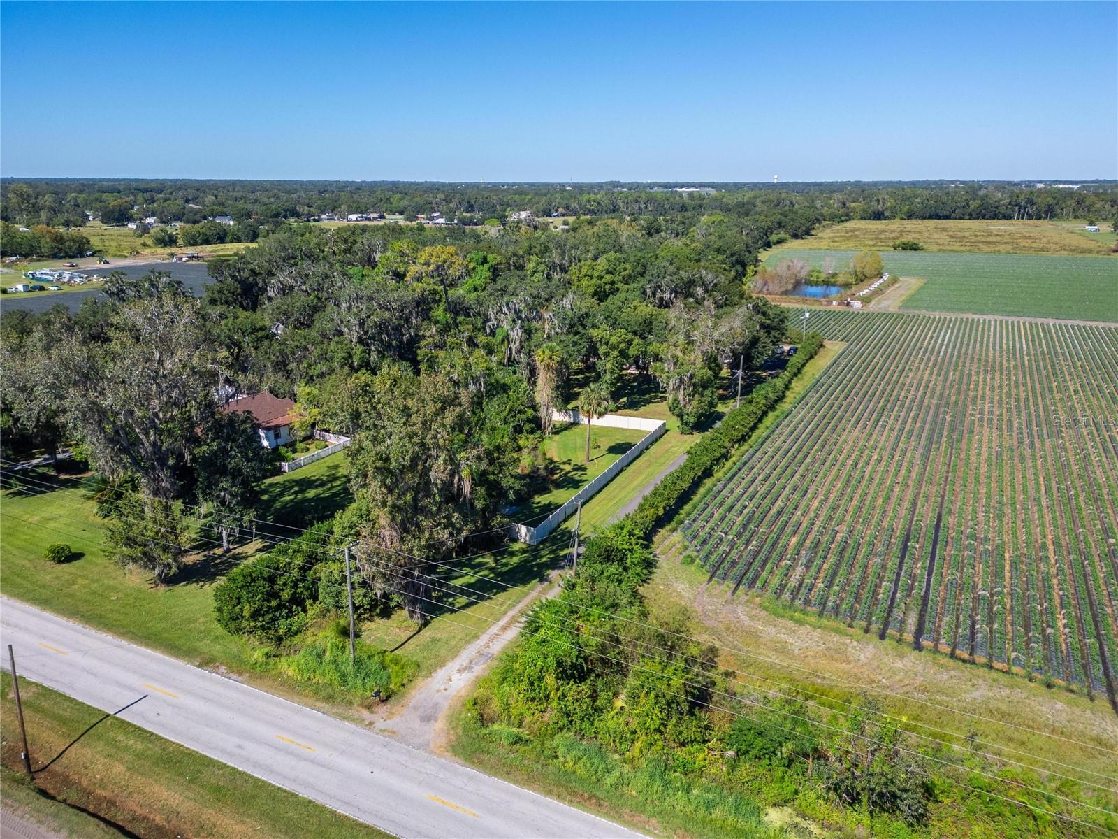 Aerial at 332 Holloway Rd, Plant City